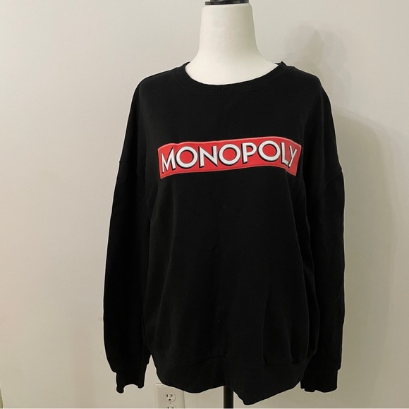 ZARA MONOPOLY Sweatshirt Top - Picture 1 of 5